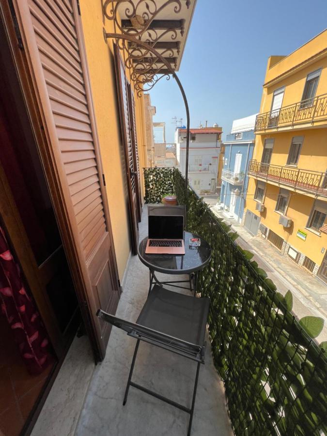 Il Gabbiano Home Terrasini Bagian luar foto